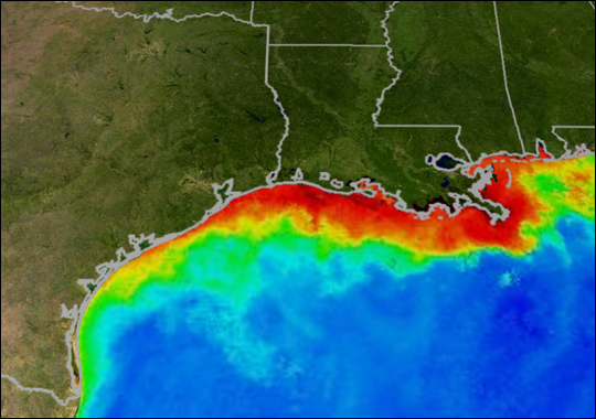 New Jersey-sized Gulf Dead Zone Threatens Gulf Fisheries